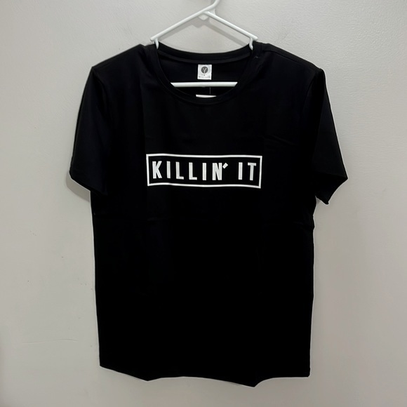 NWT “Killin’ it” black graphic T. Size medium. - Picture 1 of 3